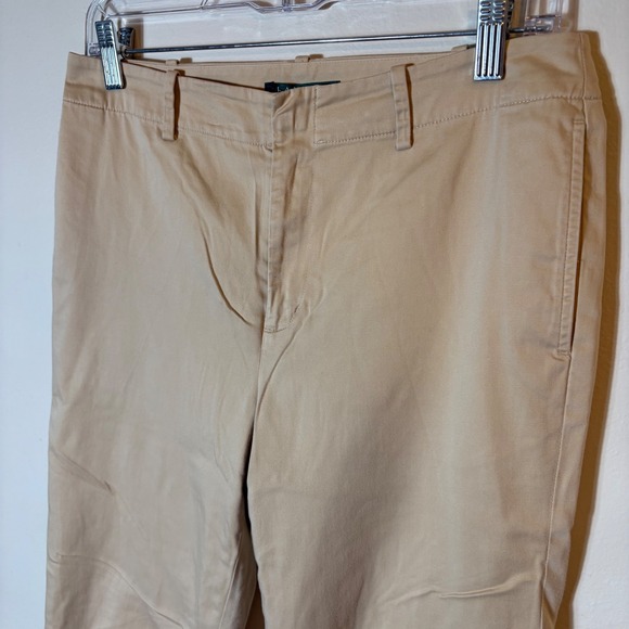 Lauren Ralph Lauren Women's Stretch Cotton Chino Pants Size 4 - Picture 2 of 6
